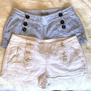 Express Shortie shorts